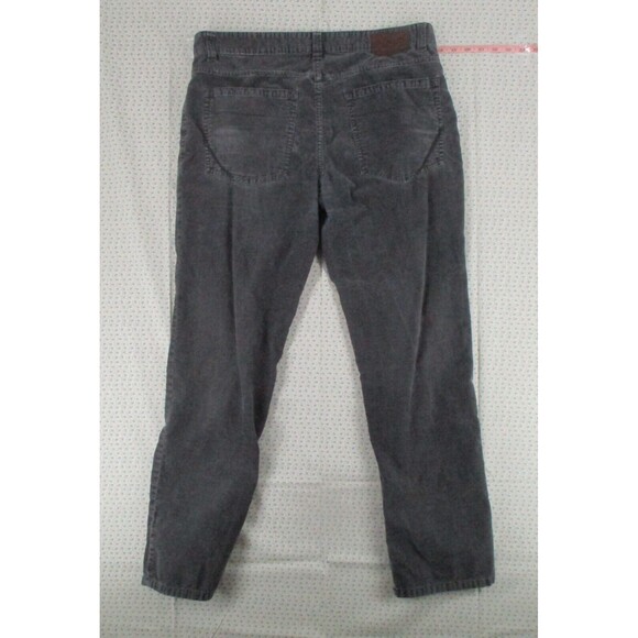 36x32 Distressed Converse One Star Men's Greenwich Straight Grey Corduroy Jeans - Picture 10 of 10